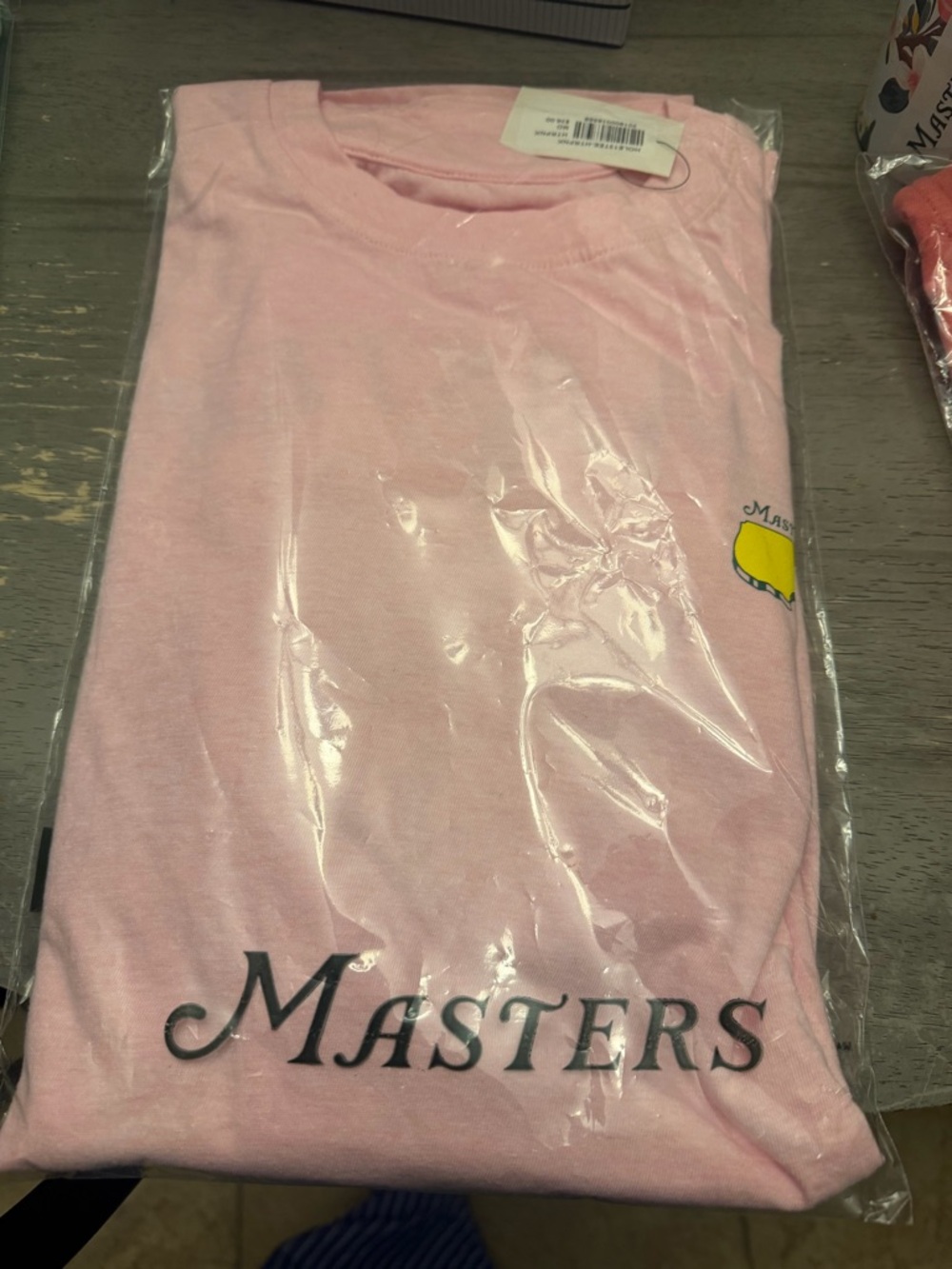 2026 Masters Pink Short Sleeve Tee with Azalea Back